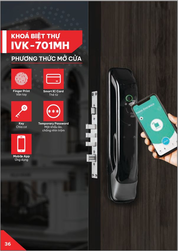 Khóa Biệt Thự IVK-701MH