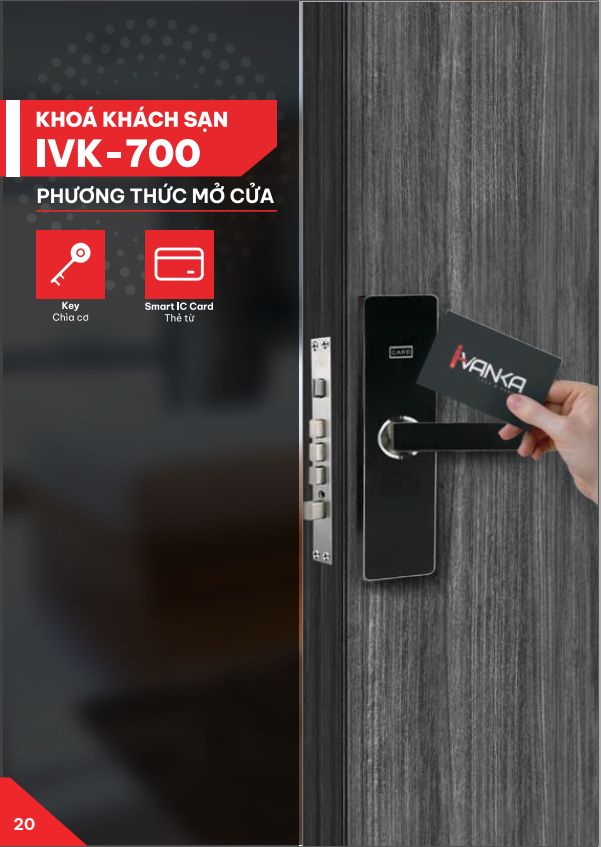 Khóa Khách Sạn IVK-700